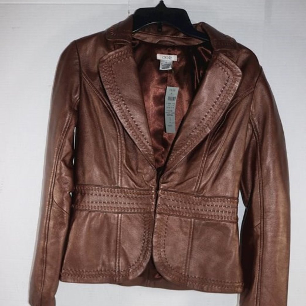 Cache Leather Jacket size 2